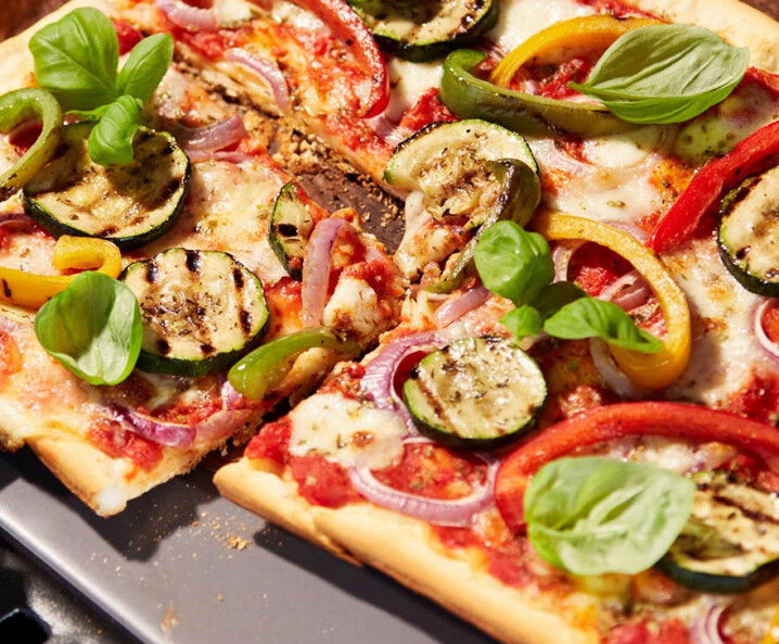 Grillgemüse-Pizza - Pizza vom Grill