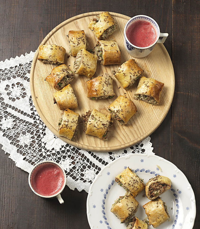 Paszteciki z ciasta francuskiego