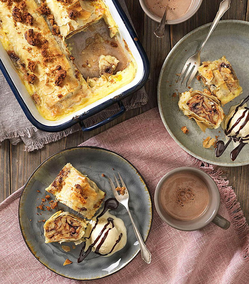 Schoko-Croissant-Strudel