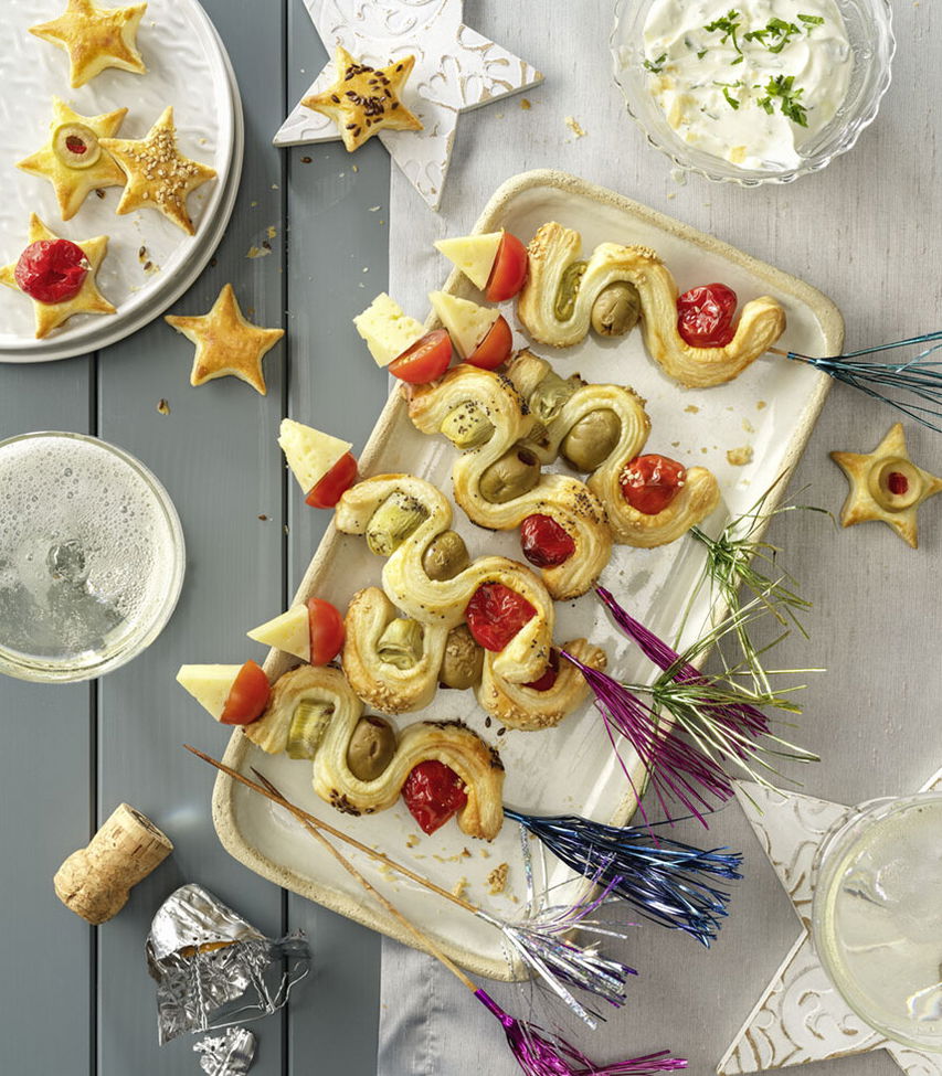 Blätterteig-Snack-Raketen