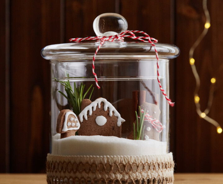 Lebkuchen-Landschaft im Glas - Rezept & Anleitung