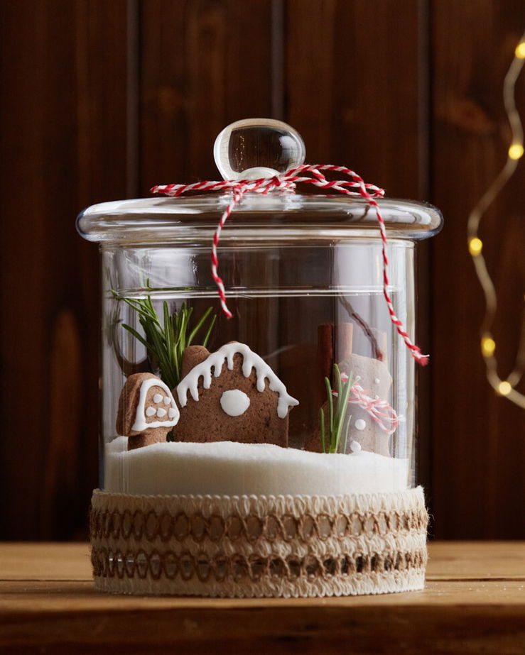 Lebkuchen-Landschaft im Glas - Rezept & Anleitung