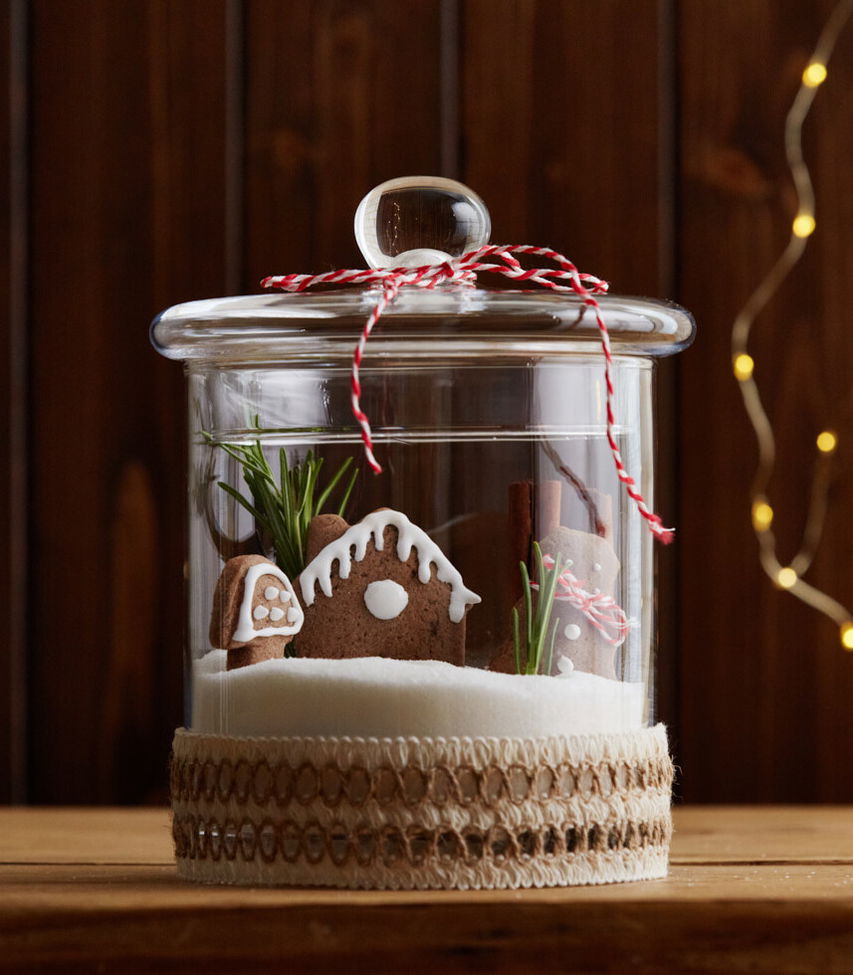 Lebkuchen-Landschaft im Glas - Rezept & Anleitung