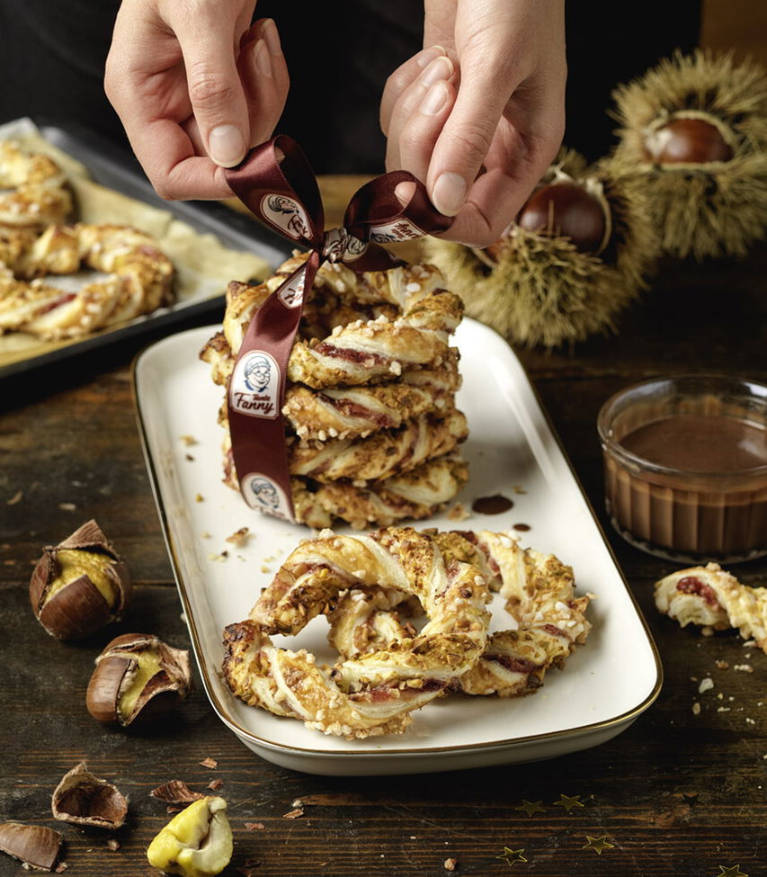 Maroni-Kringel mit-Schokolade