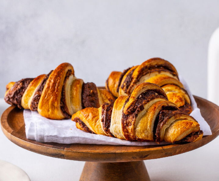 Nuss-Nougat-Croissants