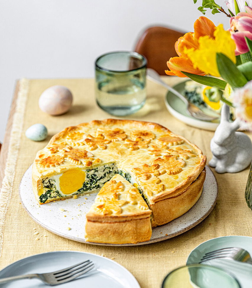 Torta Pasqualina Rezept - italienische Ostertorte