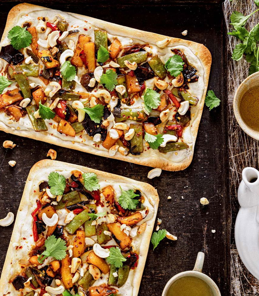 Asia-Style-Flammkuchen