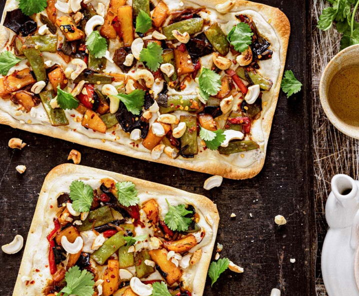 Asia-Style-Flammkuchen