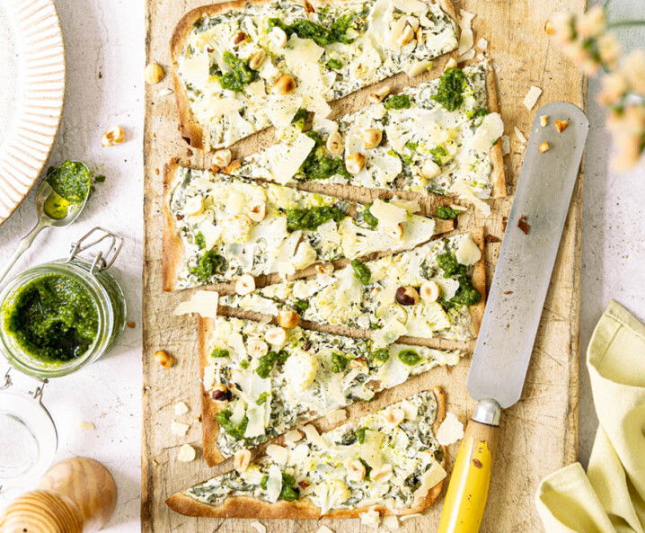 Bärlauch-Flammkuchen Rezept