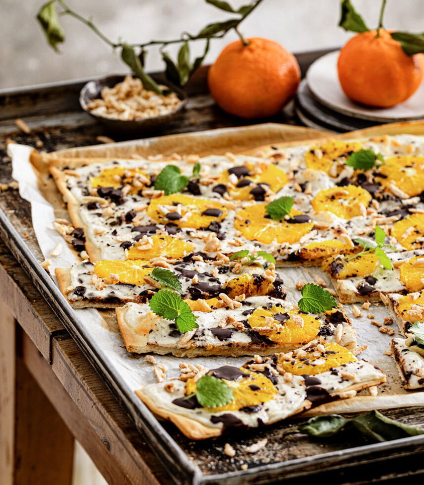 Flammkuchen Orange-Zartbitter