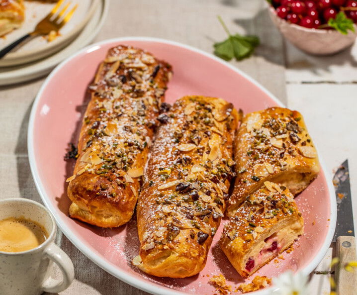 Johannisbeerstangen mit Holler