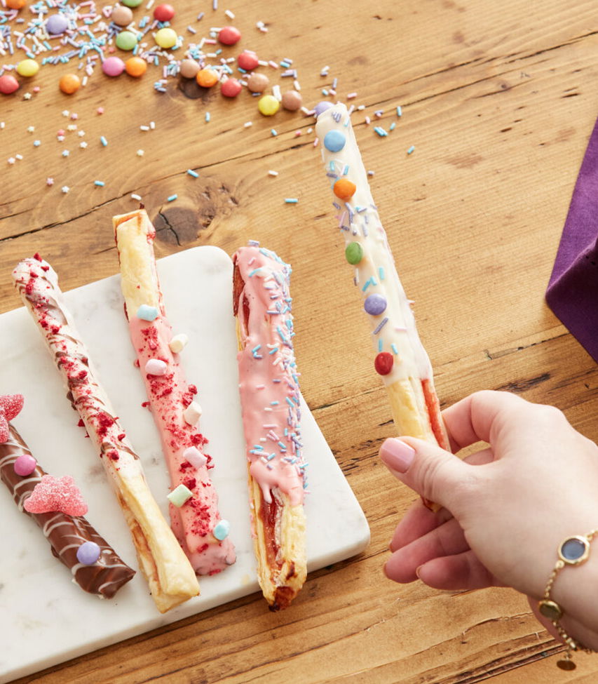 Blätterteig-Zauberstäbe