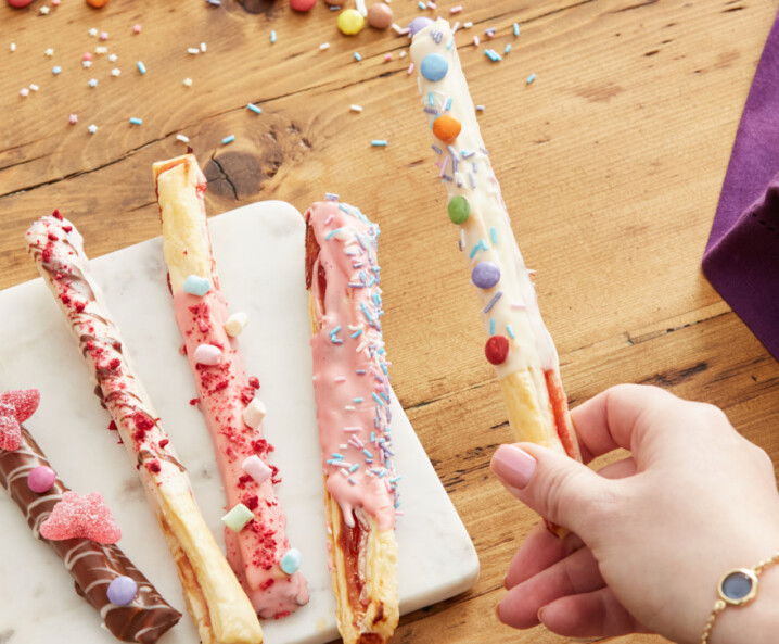 Blätterteig-Zauberstäbe