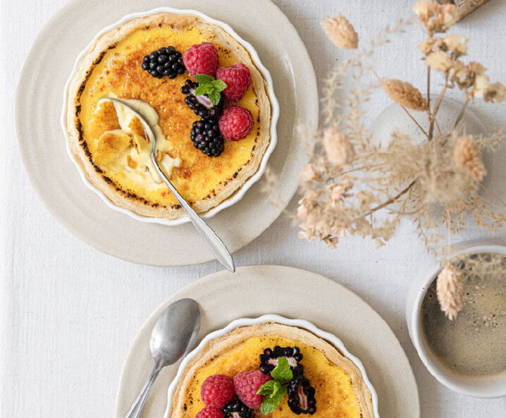 Blätterteig-Creme-Brule