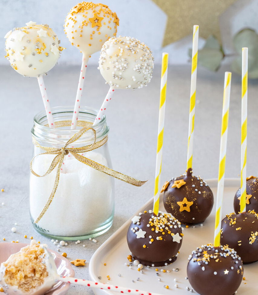 Festliche Cake Pops