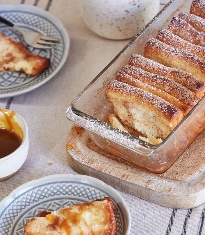Süßes Zupfbrot mit Zimt-Zucker