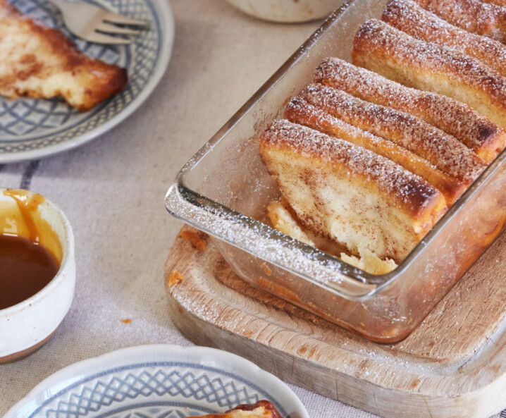 Süßes Zupfbrot mit Zimt-Zucker