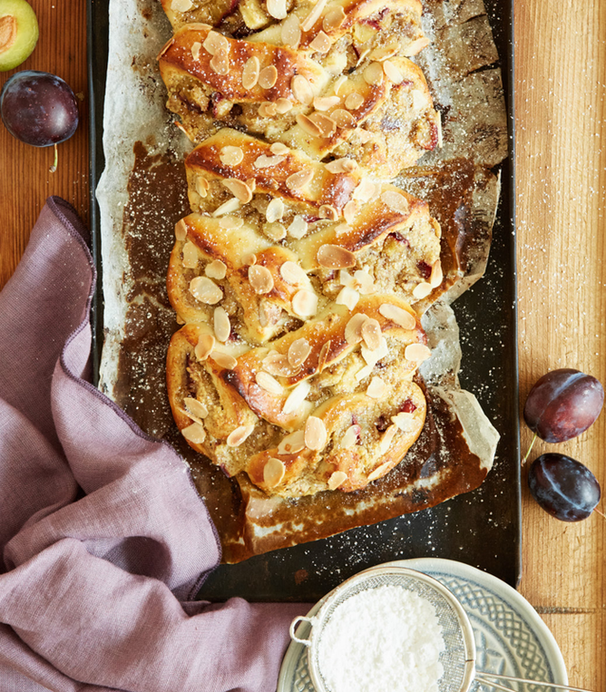 Zupfschnecken Maroni-Zwetschgenfüllung