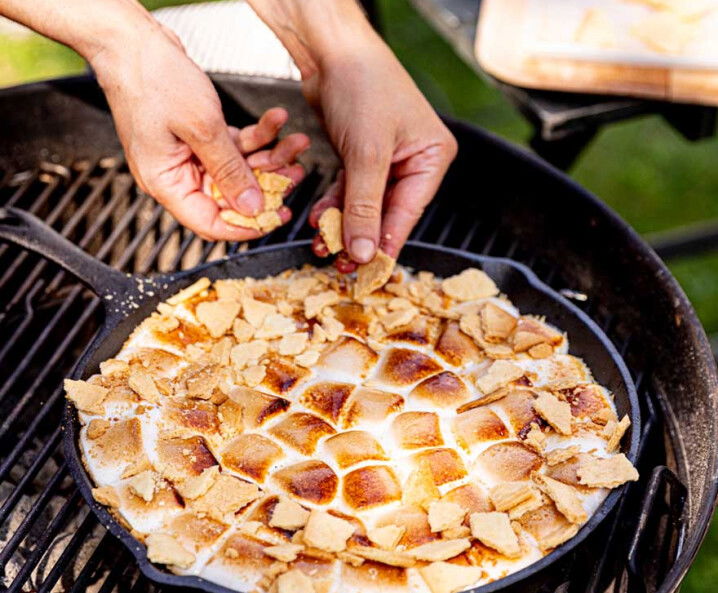 Riesen Smores vom Grill