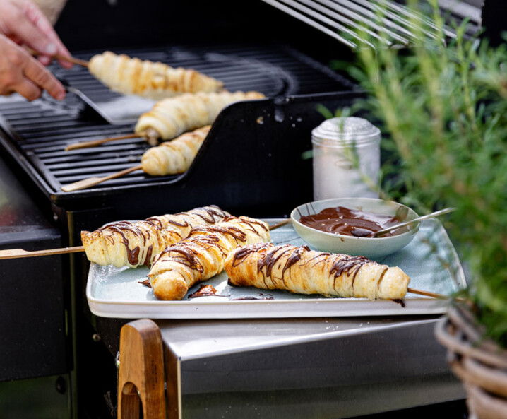 Banane im Blätterteigmantel