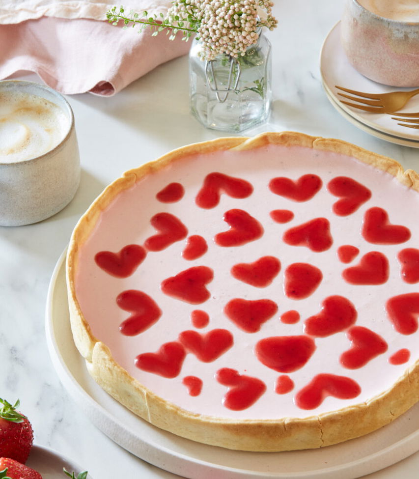 Erdbeertorte mit griechischem Joghurt