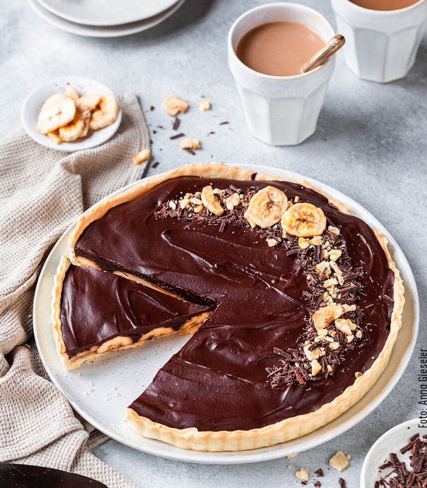 Schoko-Bananen-Tarte