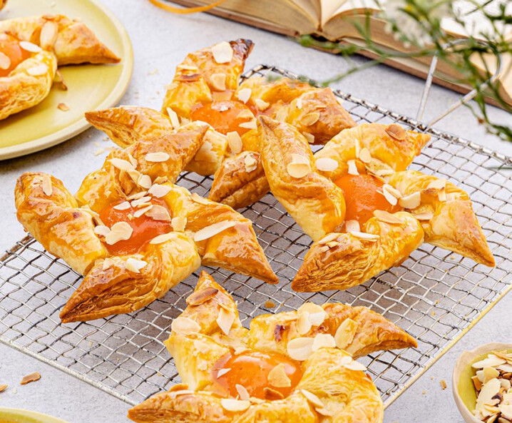 Blätterteig Marillen-Windräder