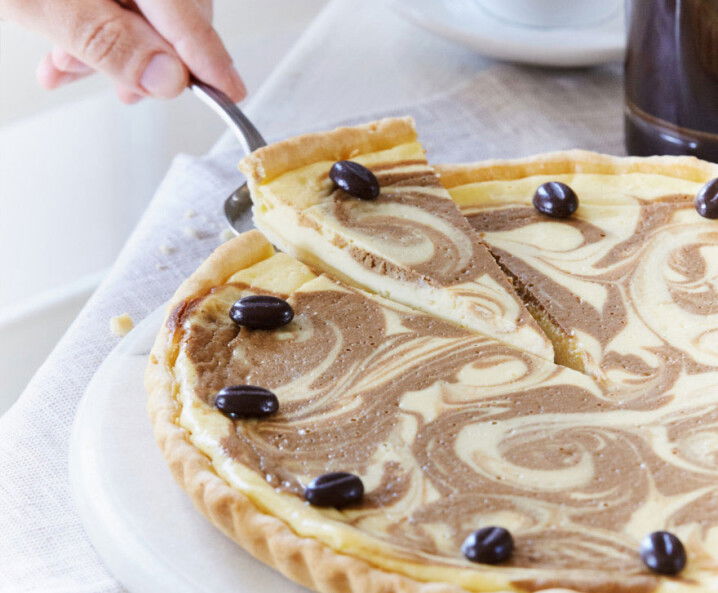 Cappuccino-Topfen-Tarte