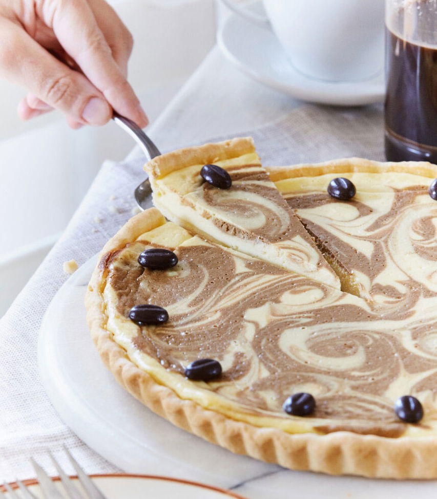 Cappuccino-Topfen-Tarte