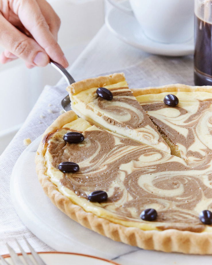 Cappuccino-Topfen-Tarte