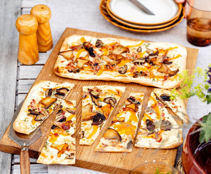 Pilzflammkuchen