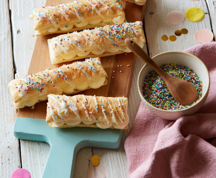 Konfetti-Blaetterteigkanonen