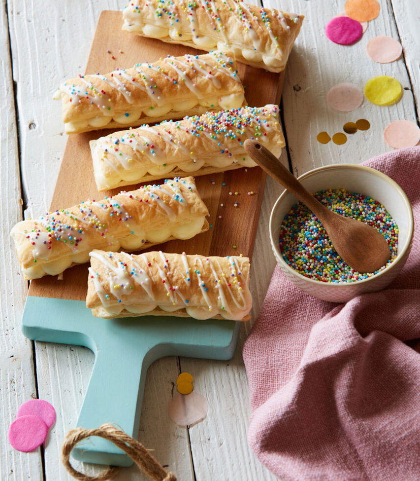 Konfetti-Blaetterteigkanonen