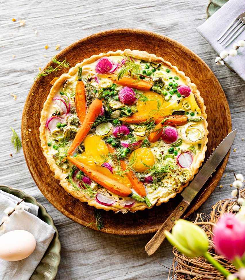 Vegetarische Osterquiche