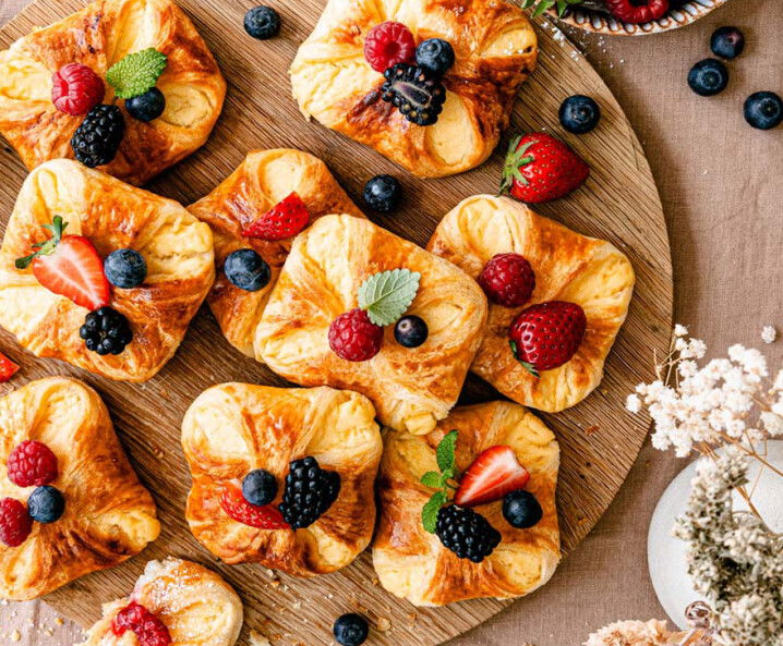 Fruchtige Topfengolatschen