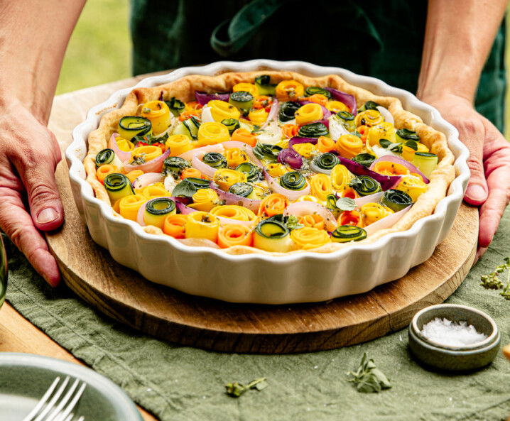 Gemüseröllchen Quiche