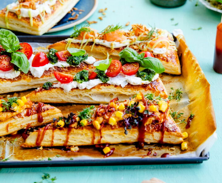 Pikante Croissant Slices