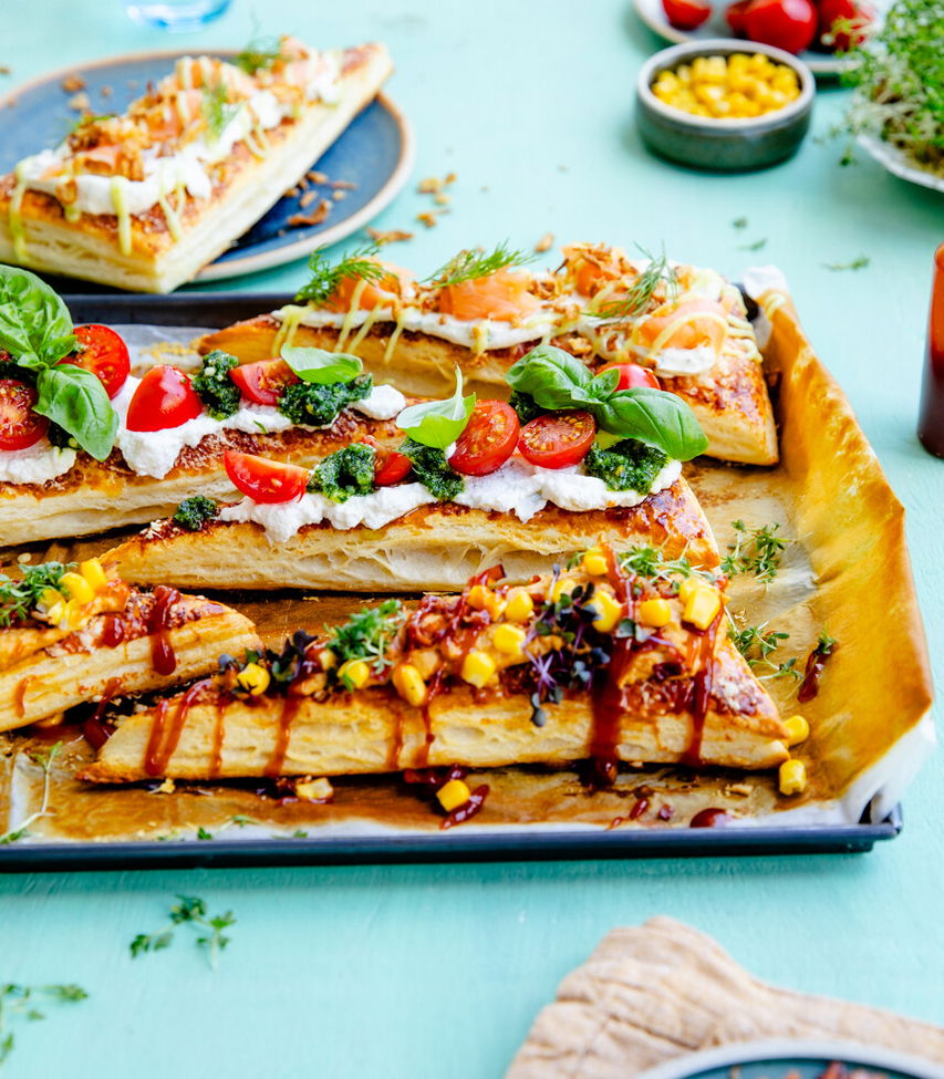 Pikante Croissant Slices