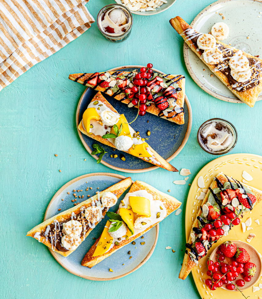 Süße Croissant Slices