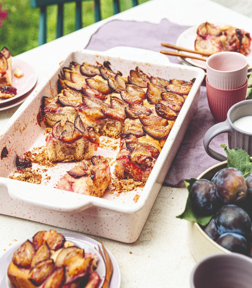 Zwetschken-Schnecken-Kuchen