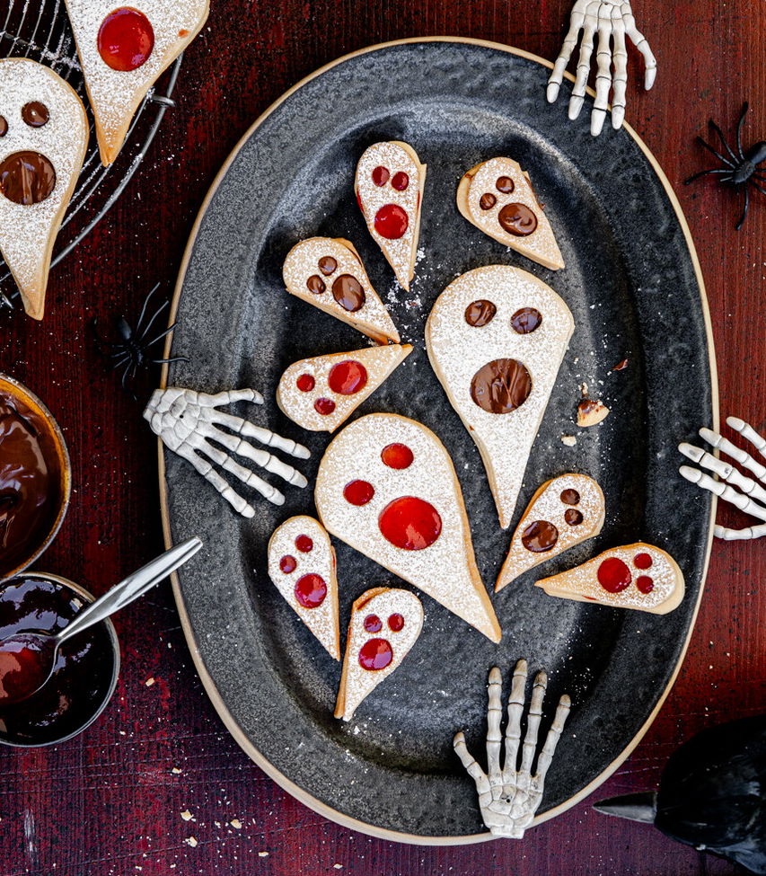 Gruselige Geisterkekse