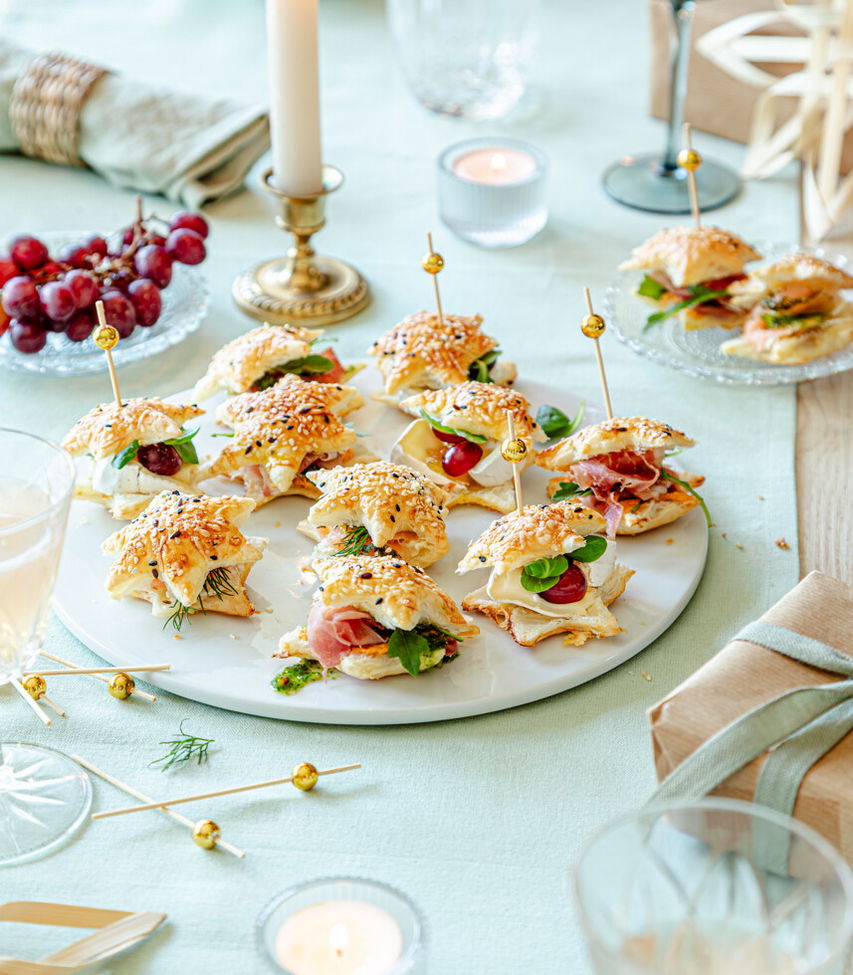 Festliche Mini-Sandwiches