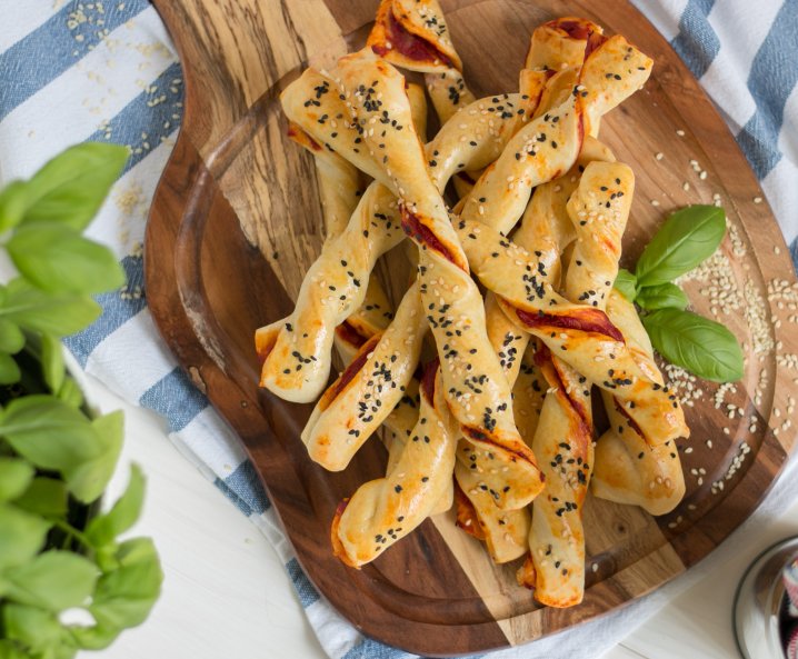 Pizzás csavart stangli