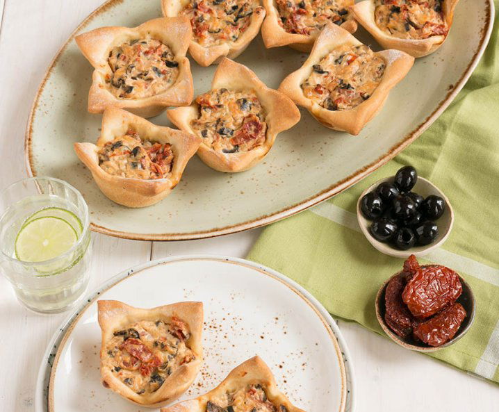 mediterrán pizzamuffin