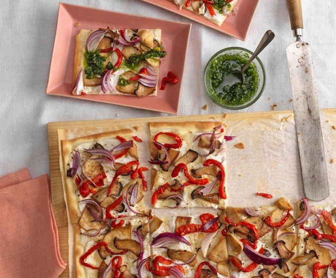 vegán pizza