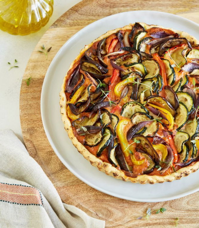 Ratatouille quiche
