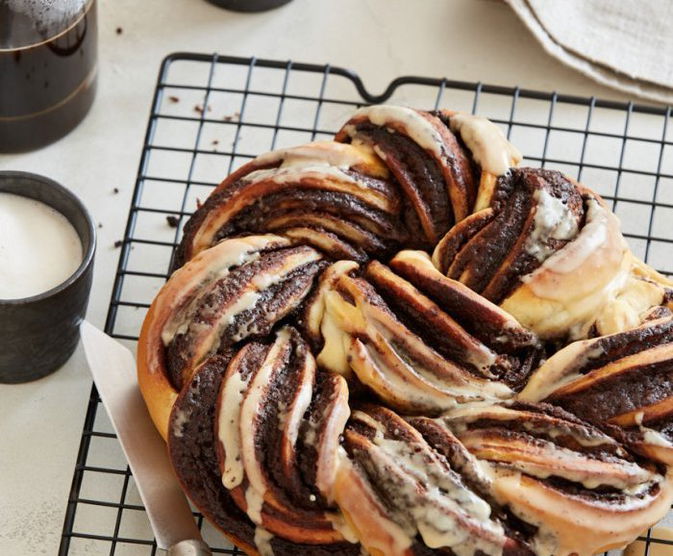 csokis-kávés babka