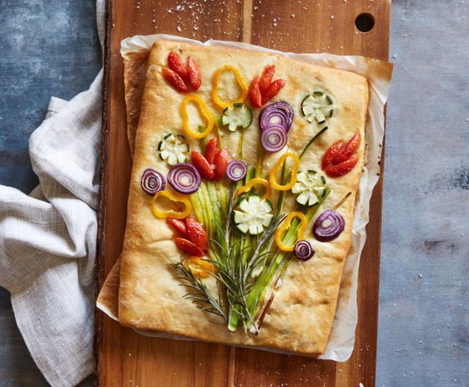 focaccia csokor