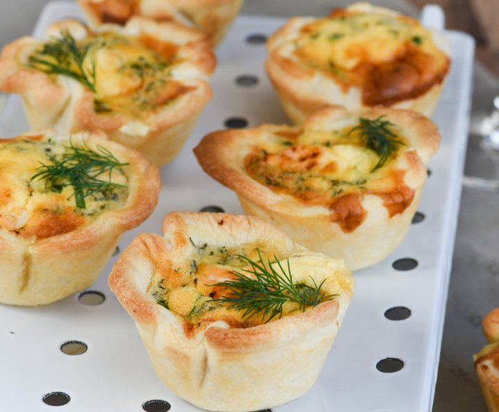 mini quiches met zalm tante fanny