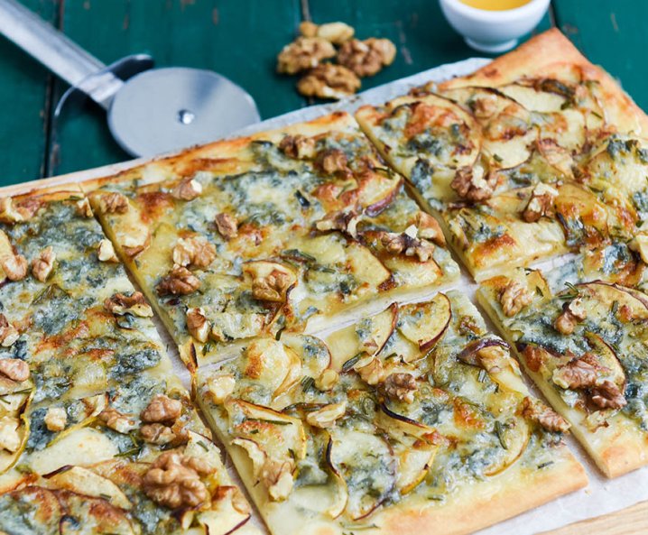 Pizza met appel Tante Fanny